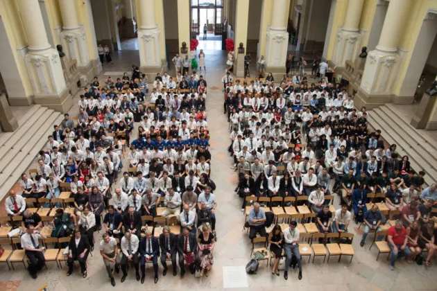 Photo from the IYPT 2024 in Hungary. Photo: IYPT.