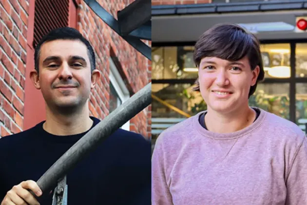 Armin Tavakoli and Anne-Lise Viotti are two of the new Research Leaders of the Future, according to the Swedish Foundation for Strategic Research, SSF. Photo: Johan Lindskoug and Kumri Altunkaynak.