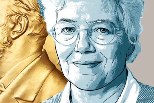 Professor Anne L´Hullier. Illustration.