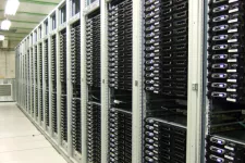 A rack of ATLAS TDAQ components. Photo by Cern.