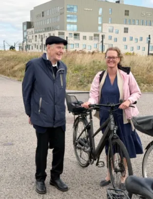 Hermann Grimmeiss and Anneli Löfgren. Photo: Evelina Lindén.