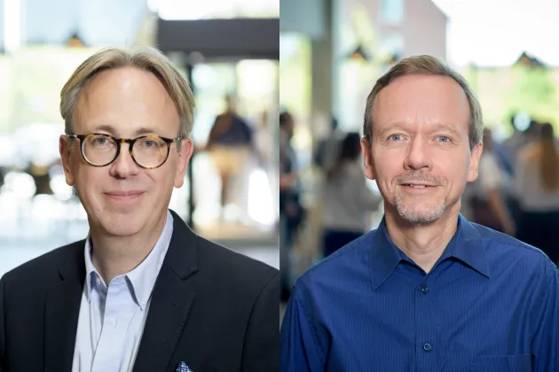 David Silvermyr och Rainer Timm. Foto: Kennet Ruona.