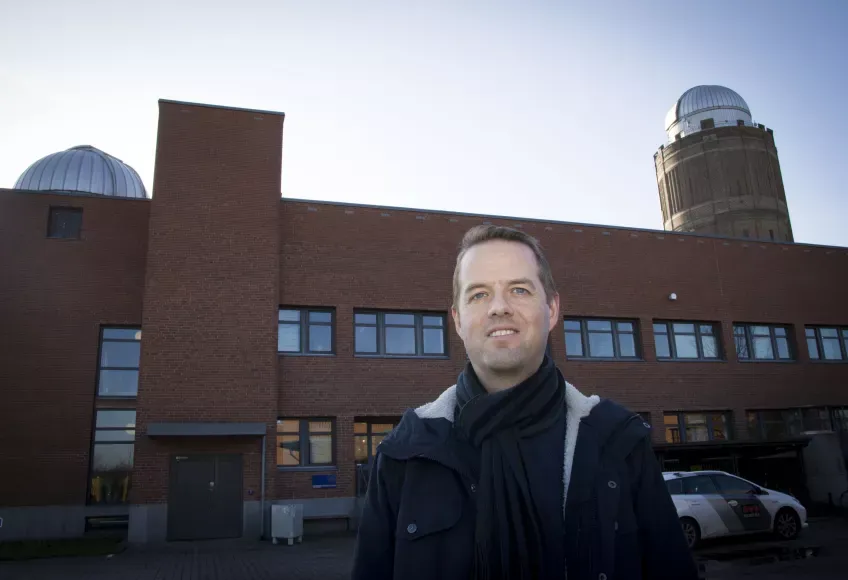 Anders Johansen, professor vid Lunds universitet, är en av astronomerna som arbetat med den nya studien. Foto: Johan Joelsson.
