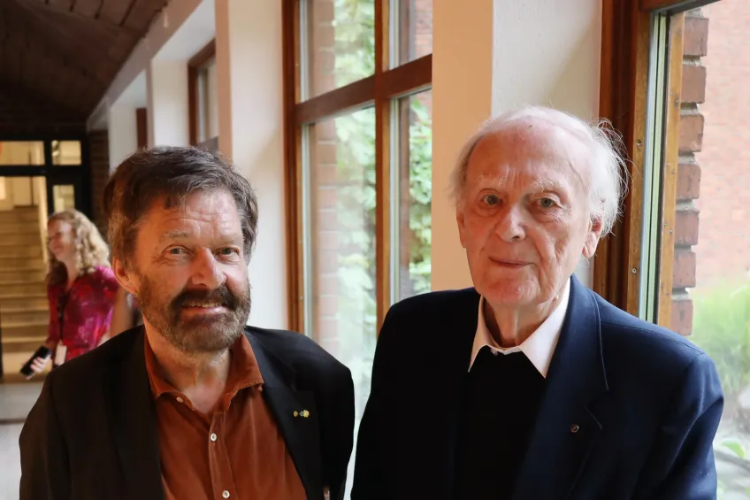 Lars Samuelsson och Hermann Grimmeiss. Foto: Johan Lindskoug